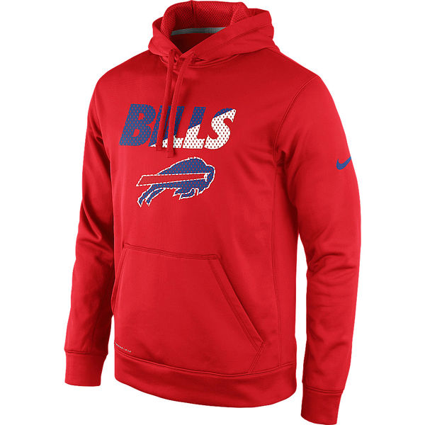 Men Buffalo Bills Nike Kick Off Staff Performance Pullover Hoodie Red->los angeles rams->NFL Jersey